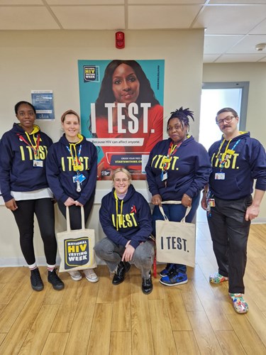 Outreach Team during HIV Testing Week